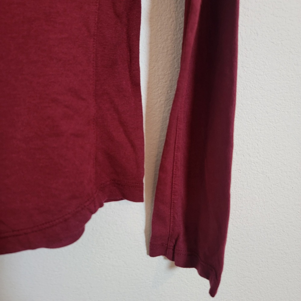 Marine Layer Combed Cotton Button Down Tibetan Red Small NEW Long Sleeve Collar - Picture 5 of 13